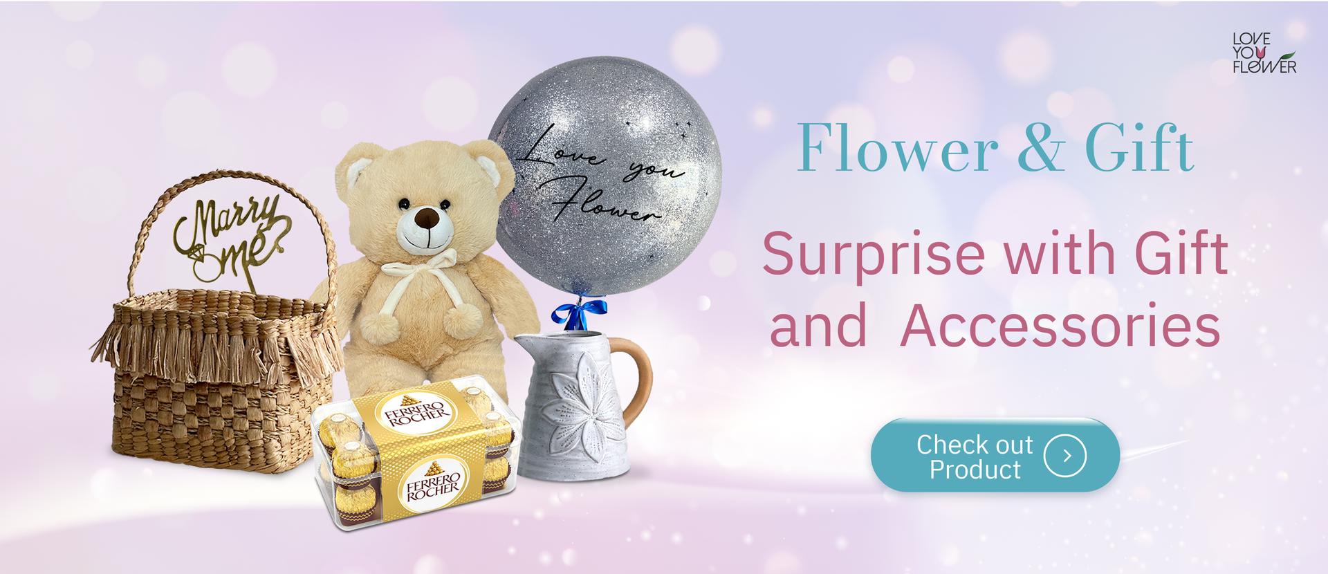 Gift and accessories delivery Bangkok, Love You Flower shop